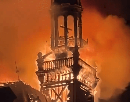 Le Migou Bell Tower Destroyed After Arson