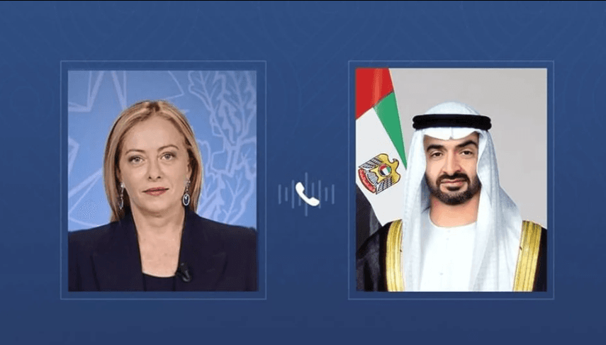Bin Zayed and Meloni review regional issues