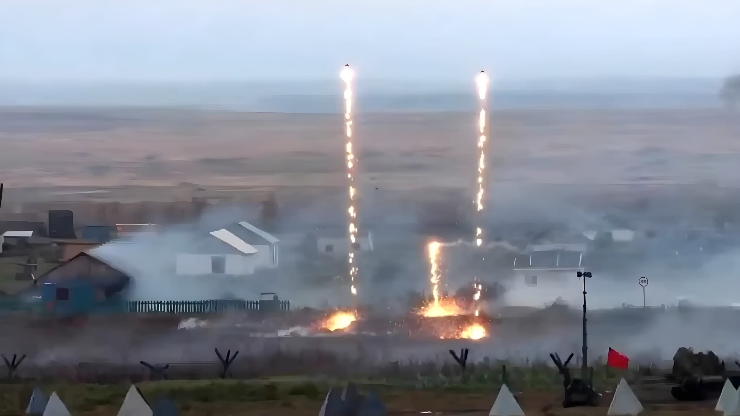 Putin Observes Fire Demonstration
