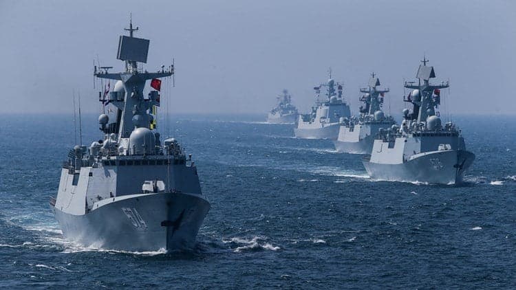 Taiwan sends ships to track Chinese vessels
