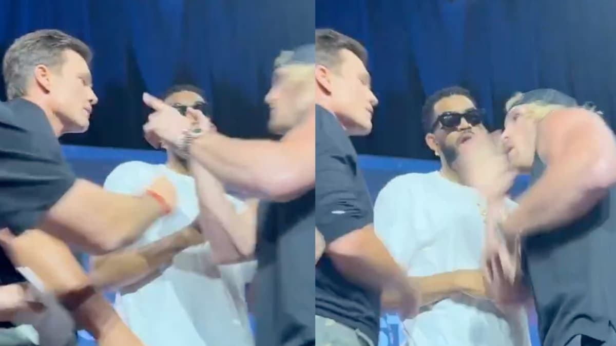 Tom Brady confronts Logan Paul after altercation