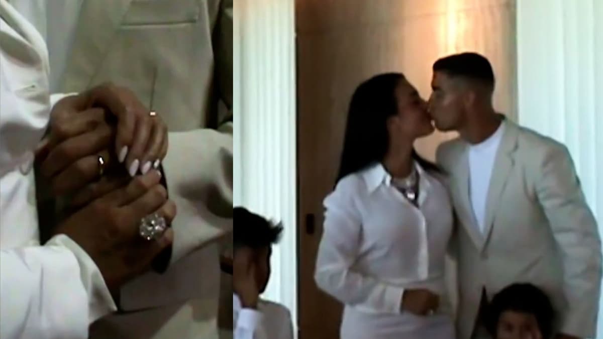 Cristiano Ronaldo and Georgina's wedding glimpses