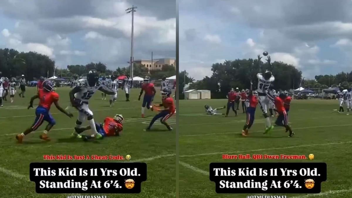 Viral 11-year-old football star questions age