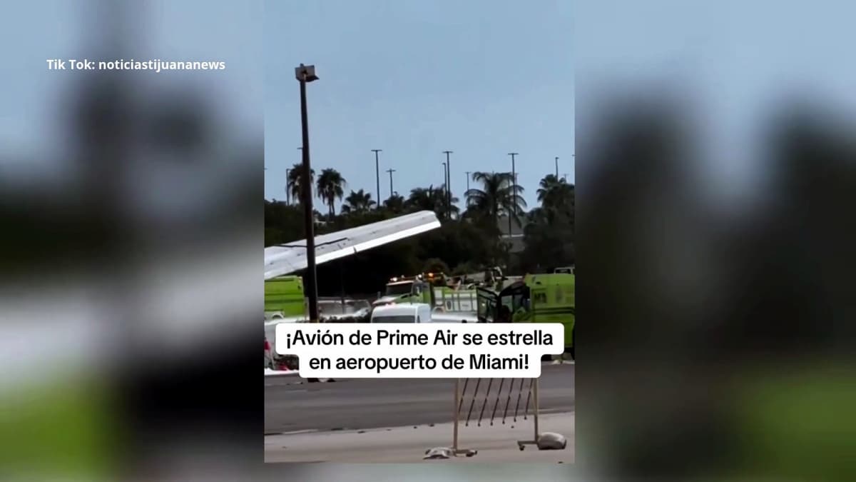 حادث لطائرة شحن لأمازون برايم في ميامي