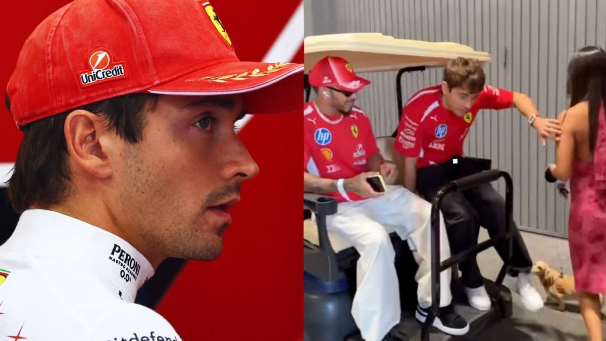 Fans criticize Leclerc after awkward moment