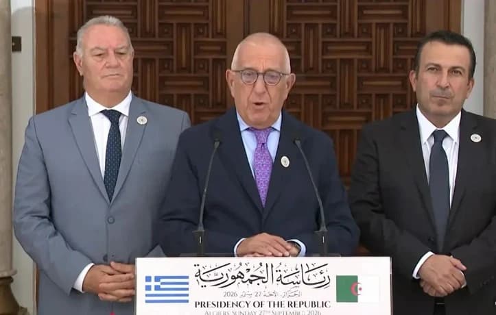Greek Parliament Speaker affirms Greece-Algeria cooperation