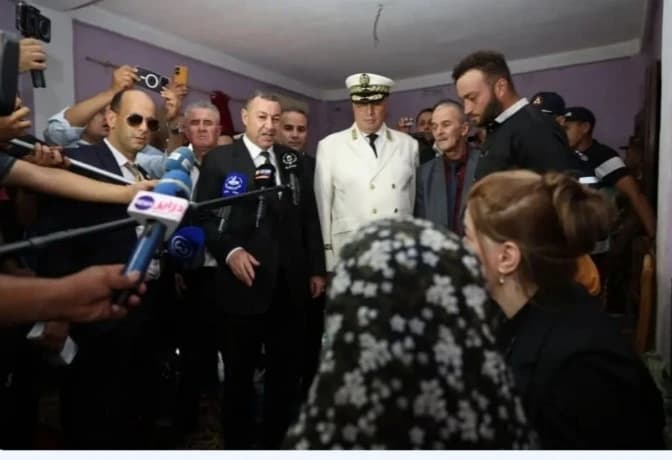 Saïoud Presents Condolences to Wildfire Victim’s Family