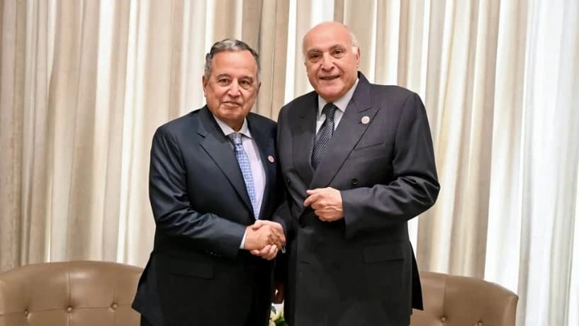 عطاف يبحث مع أمين الجامعة العربية