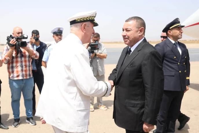 Saïoud in Tlemcen for fire victim condolences