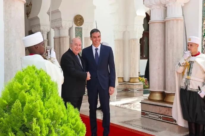 Spanish PM visits Algeria to boost ties