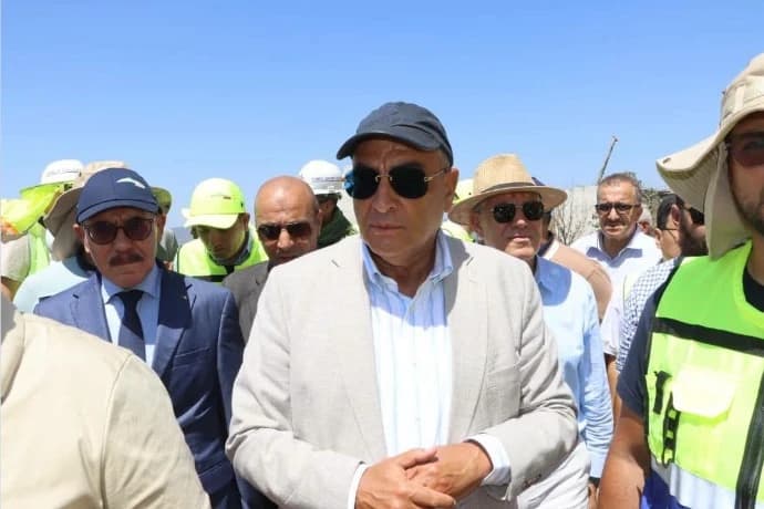 Jalawi reviews Souk Ahras mining workshops