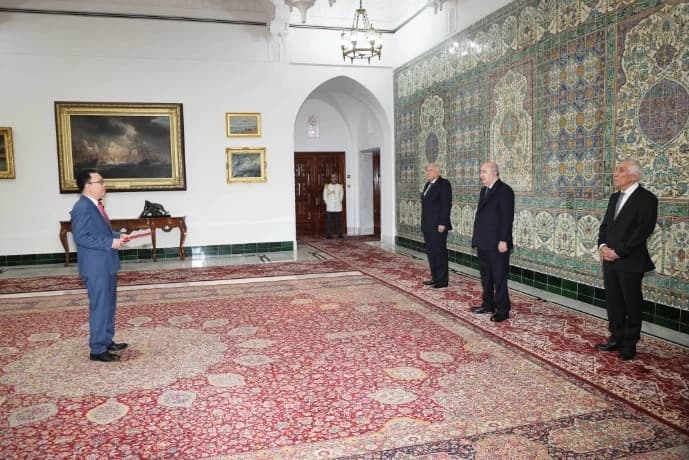 President Hosts New Ambassadors' Credential Ceremony