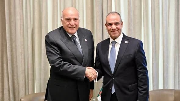 عطاف يلتقي بنظيره المصري في الأردن