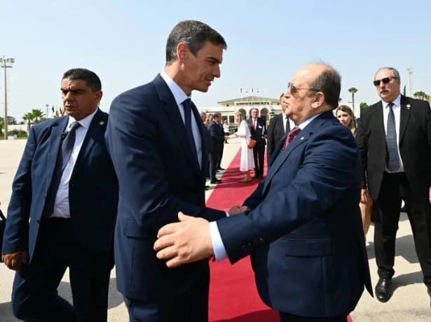 Spain's PM departs Algeria after visit