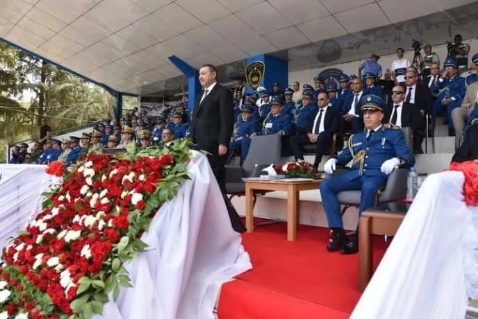 Blida Saïoud oversees police graduation