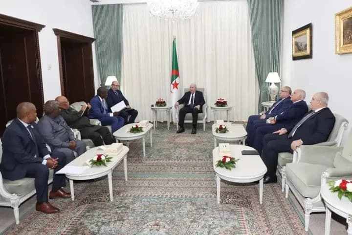 رئيس الجمهورية يستقبل وزير جنوب إفريقيا