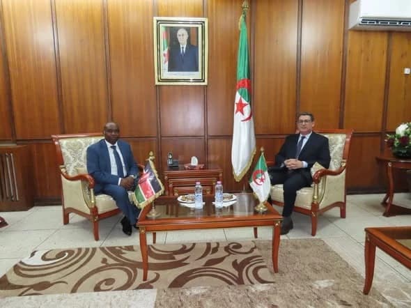 آيت مسعودان يرحب بسفير كينيا