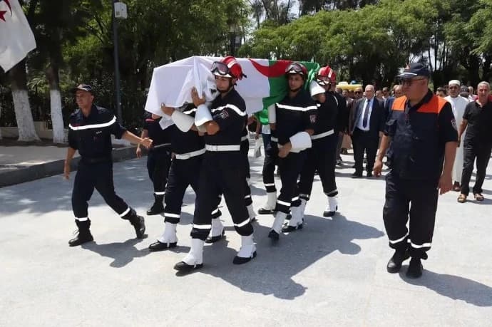 دفن المجاهد سي نور الدين في العالية