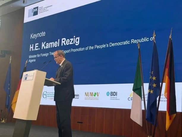 رزيق يؤكد من برلين أن التعاون التجاري بين الجزائر وألمانيا يبعث على التفاؤل