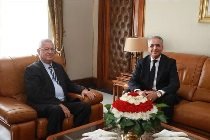 رئيس مجلس الأمة يستقبل رئيس السلطة الانتخابية