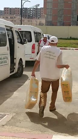 مديرية النشاط الاجتماعي تطلق قافلة دعم لـ300 عائلة مسن
