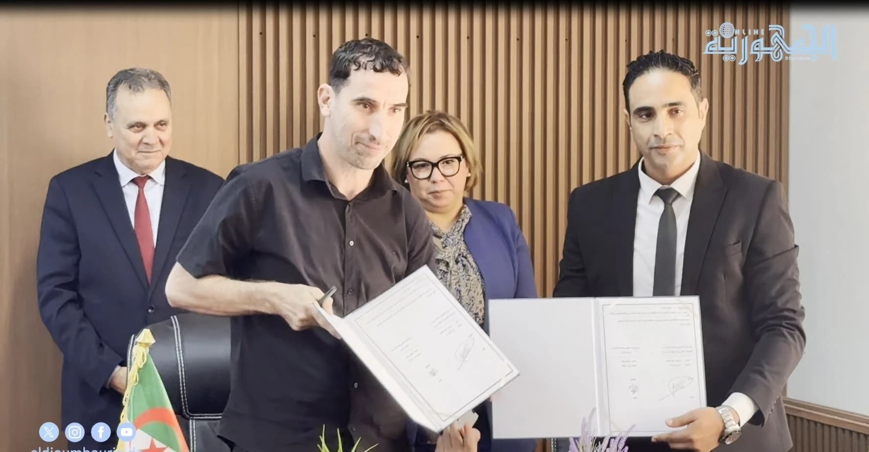 اتفاقية شراكة بوهران بين مركز زعنان ومؤسسة EDIV