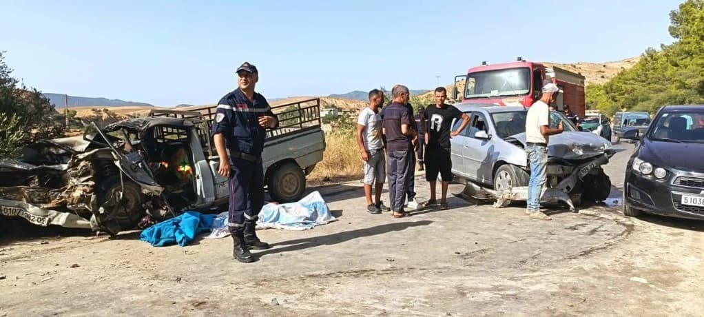وفاة وإصابات في حادث واحتراق بشيدي عكاشة