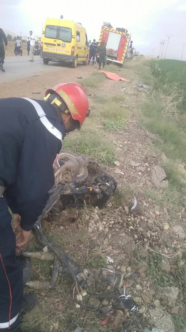 Aïn Defla: Motorcycle crash in Aïn Bouyahi
