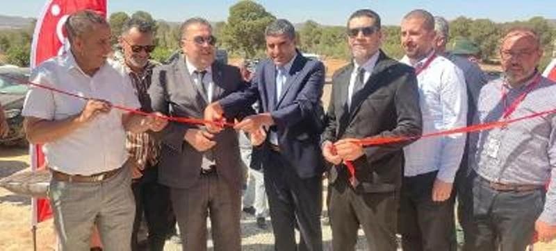تهيئة الطرق في المنطقة الصناعية بسيدي بلعباس