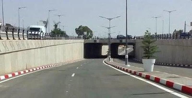 مستغانم يطلق نفق مدخل المدينة