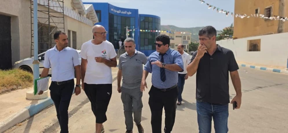 Chlef Youth Official Reviews Camp Progress