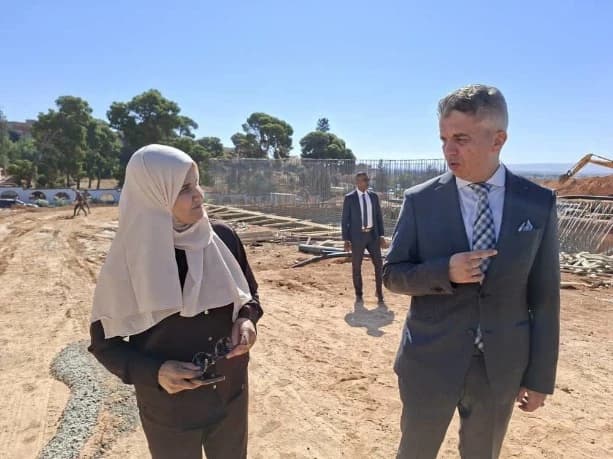 The Wali Inspects Tighnev Desalinated Water Project Construction