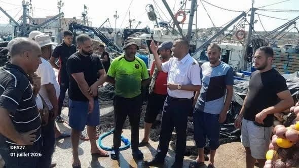 Mostaganem Conducts Special Monitoring Operations in July to Protect Fishery Resources