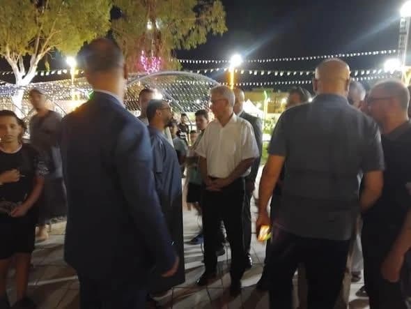 تدشين ساحة الشهداء بقصر الشلالة