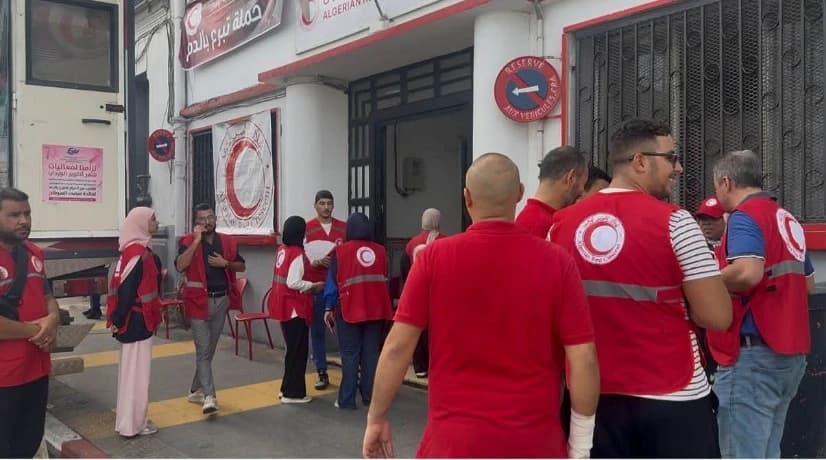 وهران: حملة تبرعات بالدم لمصابى الحرائق