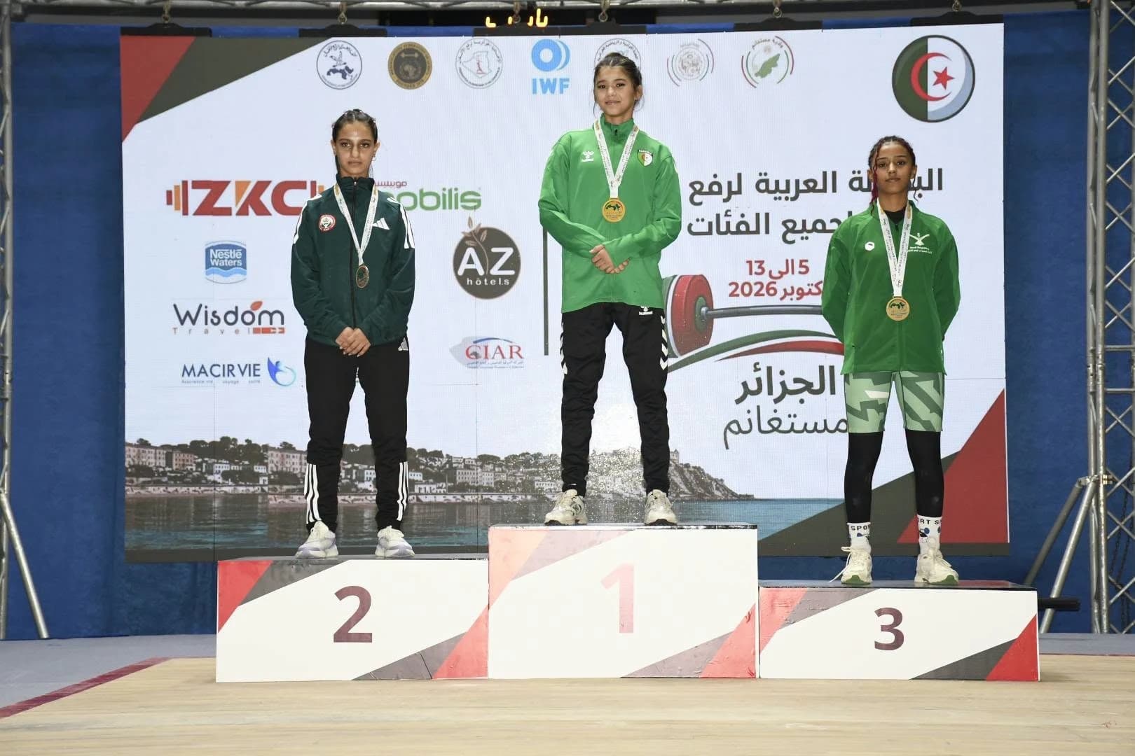 الجزائري لرفع الأثقال يحقق 34 ميدالية