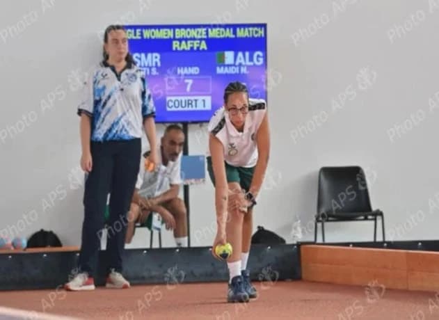 مايدي الجزائرية تفوز بالميدالية البرونزية في ألعاب المتوسط تارانتو 2026