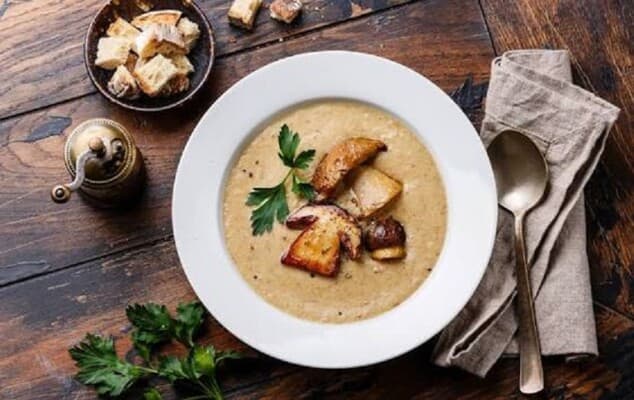 French Creamy Porcini Soup