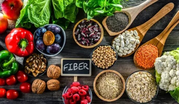 الألياف وبكتيريا الأمعاء