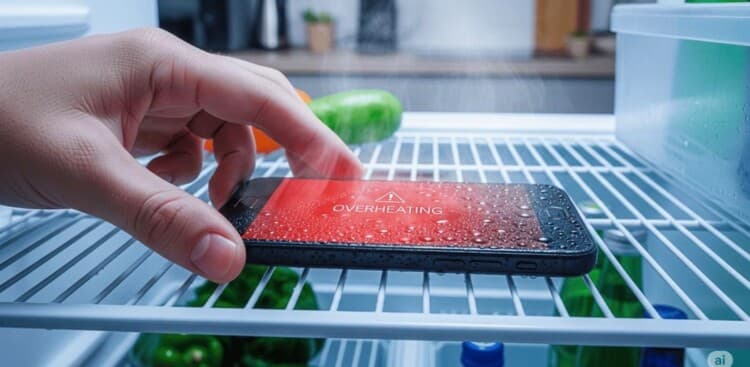 Experts warn against fridge cooling your phone