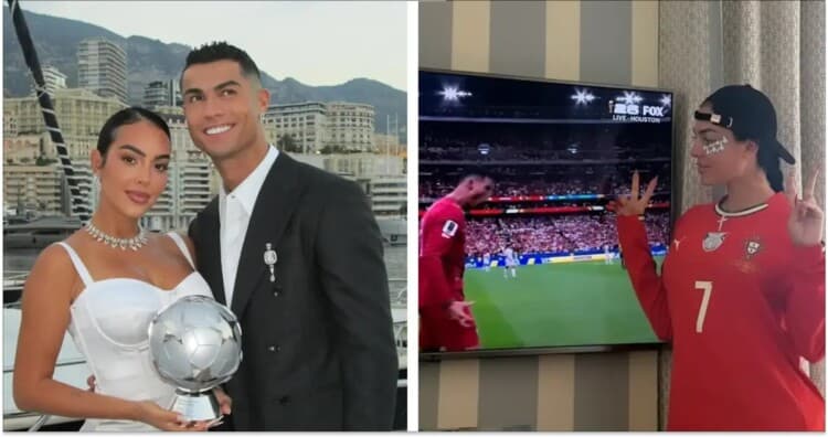 Who to support—Georgina Rodríguez in Spain vs Portugal