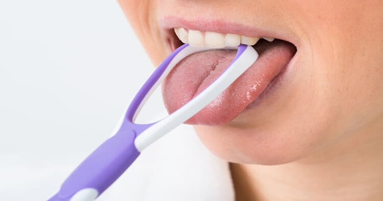 Tongue cleaning benefits oral health