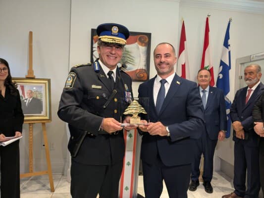 Fadi Dagher honored at Montreal Consulate