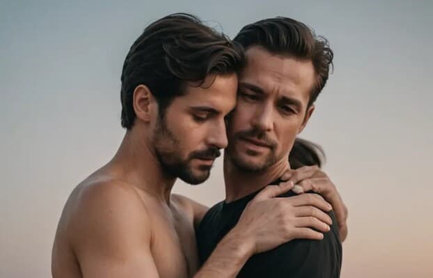 Artist's secret romance with a young man