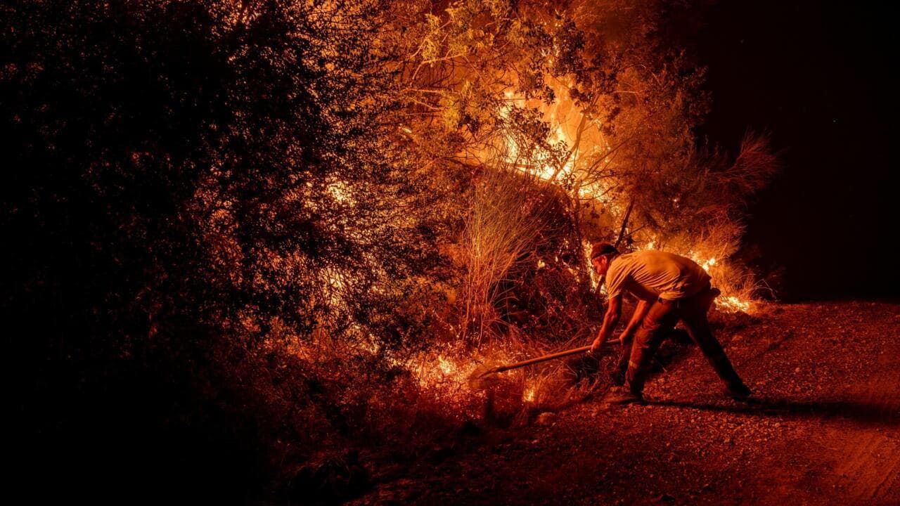 Firefighting ongoing at large Turkey wildfire