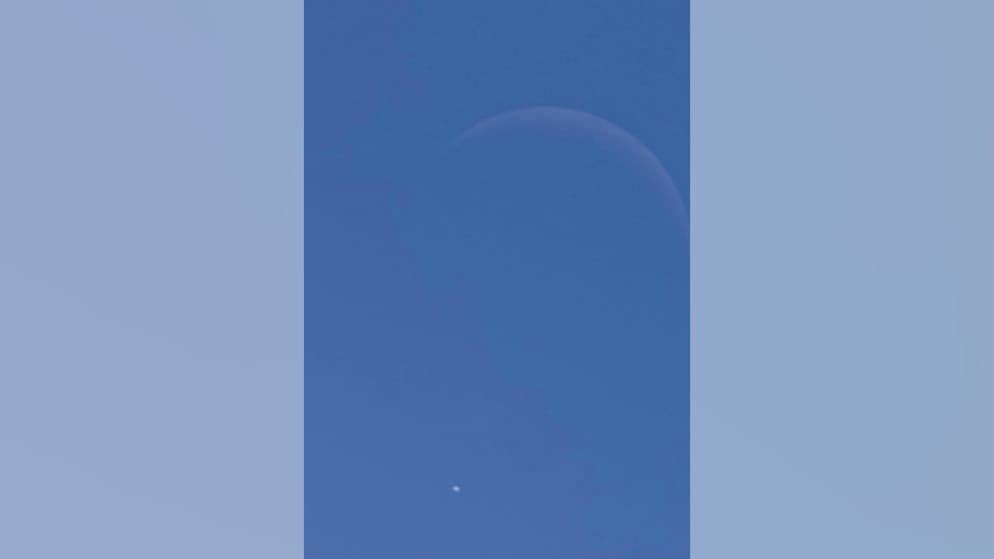 Venus occulted by Moon over Jordan