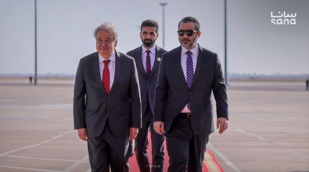 Guterres visits Damascus for first time in 17 years