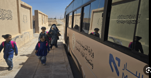 بدء خدمة النقل المدرسي المجاني بالباثية الجنوبية