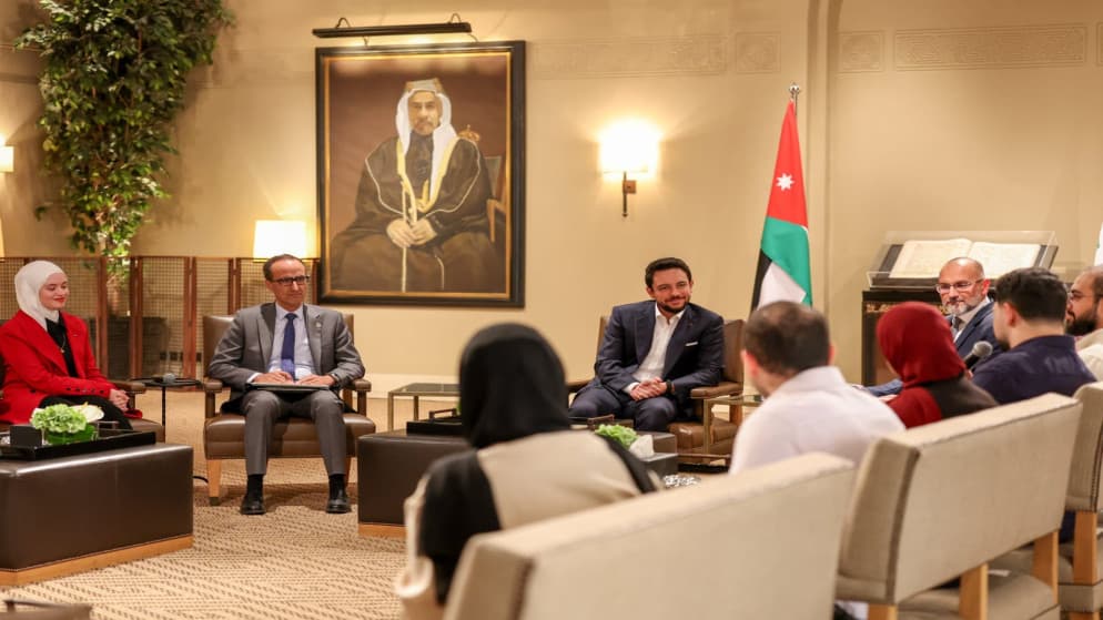 Crown Prince Meets Husseini Steps Alumni