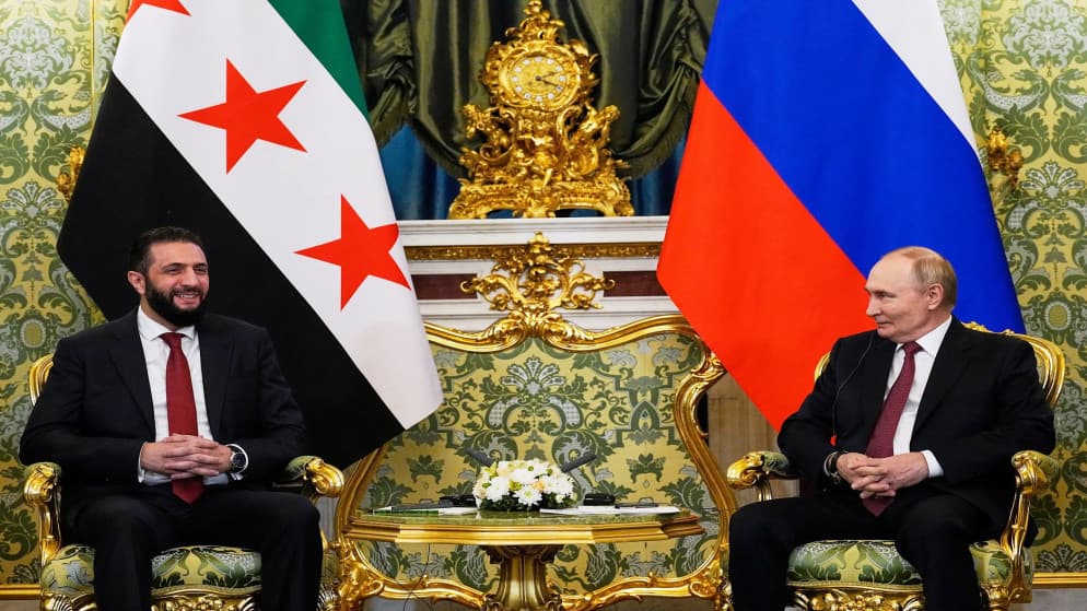 بوتين والشرع يناقشان تعزيز التعاون